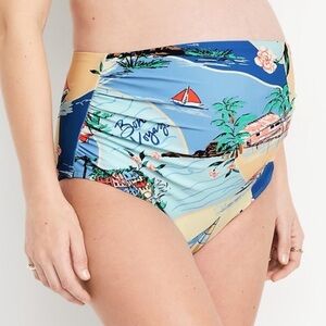 Maternity swim bottom high waist-over belly